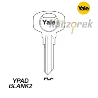 Bytový 096 - surový mosazný klíč - Yale YPADBLANK 2